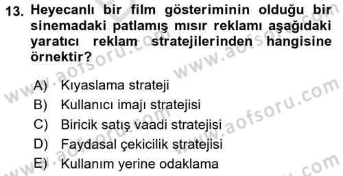 Fotoğraf ve Video Proje Geliştirme Dersi 2023 - 2024 Yılı (Final) Dönem Sonu Sınav Soruları 13. Soru