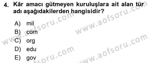 Fotoğraf ve Video Proje Geliştirme Dersi 2023 - 2024 Yılı Yaz Okulu Sınav Soruları 4. Soru