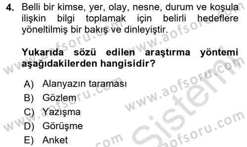 Fotoğraf ve Video Proje Geliştirme Dersi 2024 - 2025 Yılı (Vize) Ara Sınav Soruları 4. Soru