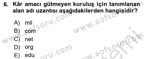 Fotoğraf ve Video Proje Geliştirme Dersi 2024 - 2025 Yılı Yaz Okulu Sınav Soruları 6. Soru