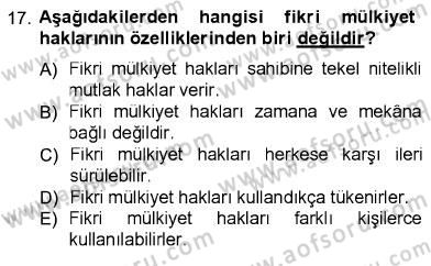 Fotoğrafın Kullanım Alanları Dersi 2012 - 2013 Yılı (Final) Dönem Sonu Sınav Soruları 17. Soru