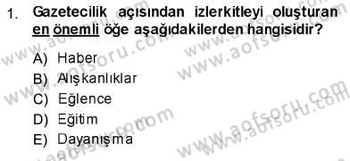 Fotoğrafın Kullanım Alanları Dersi Ara Sınavı Deneme Sınav Soruları 1. Soru