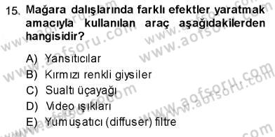 Fotoğrafın Kullanım Alanları Dersi Ara Sınavı Deneme Sınav Soruları 15. Soru