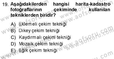Fotoğrafın Kullanım Alanları Dersi Ara Sınavı Deneme Sınav Soruları 19. Soru