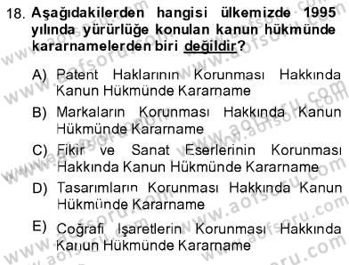 Fotoğrafın Kullanım Alanları Dersi 2013 - 2014 Yılı (Final) Dönem Sonu Sınav Soruları 18. Soru