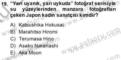 Fotoğrafın Kullanım Alanları Dersi 2014 - 2015 Yılı (Final) Dönem Sonu Sınav Soruları 19. Soru