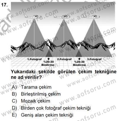 Fotoğrafın Kullanım Alanları Dersi 2015 - 2016 Yılı (Vize) Ara Sınav Soruları 17. Soru