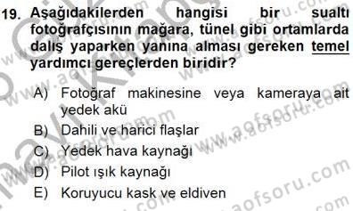 Fotoğrafın Kullanım Alanları Dersi 2015 - 2016 Yılı (Vize) Ara Sınav Soruları 19. Soru