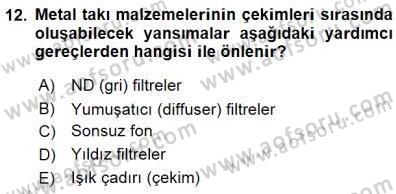 Fotoğrafın Kullanım Alanları Dersi 2015 - 2016 Yılı (Final) Dönem Sonu Sınav Soruları 12. Soru