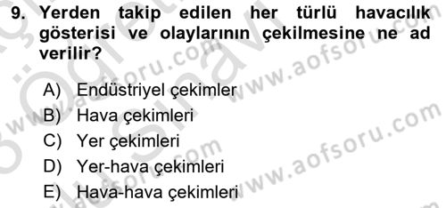 Fotoğrafın Kullanım Alanları Dersi 2022 - 2023 Yılı Yaz Okulu Sınav Soruları 9. Soru