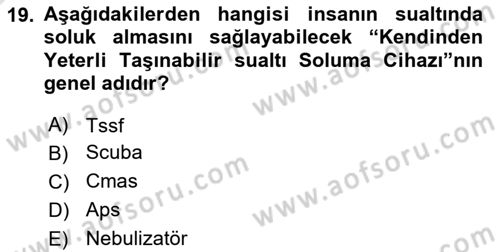Fotoğrafın Kullanım Alanları Dersi 2024 - 2025 Yılı (Vize) Ara Sınav Soruları 19. Soru