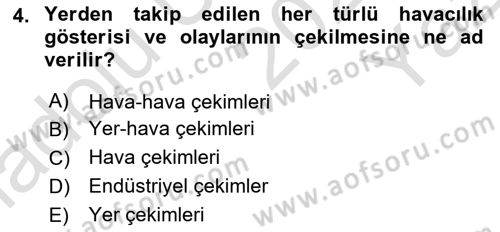 Fotoğrafın Kullanım Alanları Dersi 2024 - 2025 Yılı Yaz Okulu Sınav Soruları 4. Soru