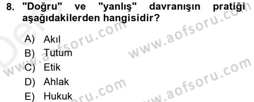 Basın Fotoğrafçılığı Dersi 2017 - 2018 Yılı 3 Ders Sınav Soruları 8. Soru