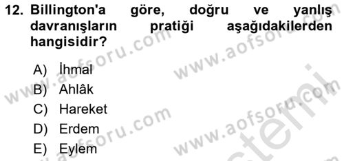 Basın Fotoğrafçılığı Dersi 2020 - 2021 Yılı Yaz Okulu Sınav Soruları 12. Soru