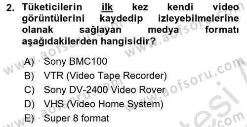  Sayısal Görüntüleme Teknolojileri Dersi 2021 - 2022 Yılı Yaz Okulu Sınavı 2. Soru