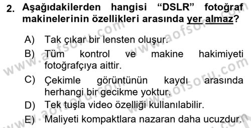  Sayısal Görüntüleme Teknolojileri Dersi 2022 - 2023 Yılı (Final) Dönem Sonu Sınavı 2. Soru