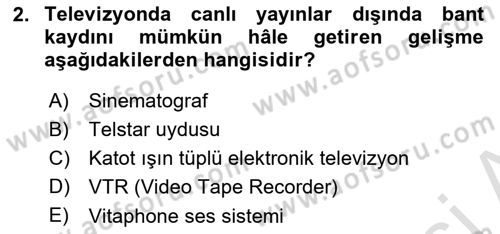  Sayısal Görüntüleme Teknolojileri Dersi 2022 - 2023 Yılı Yaz Okulu Sınav Soruları 2. Soru