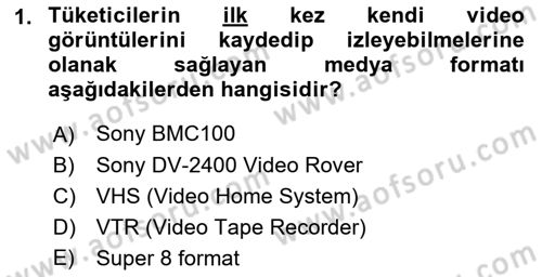  Sayısal Görüntüleme Teknolojileri Dersi 2023 - 2024 Yılı (Final) Dönem Sonu Sınavı 1. Soru