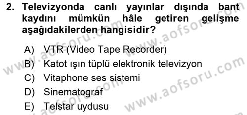  Sayısal Görüntüleme Teknolojileri Dersi 2023 - 2024 Yılı Yaz Okulu Sınav Soruları 2. Soru