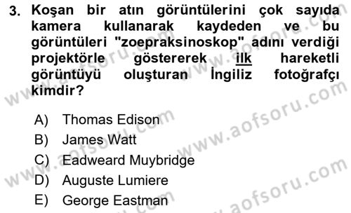  Sayısal Görüntüleme Teknolojileri Dersi 2025 - 2026 Yılı (Vize) Ara Sınav Soruları 3. Soru