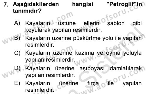 Görsel İletişim ve Tasarım Tarihi Dersi 2021 - 2022 Yılı (Vize) Ara Sınav Soruları 7. Soru