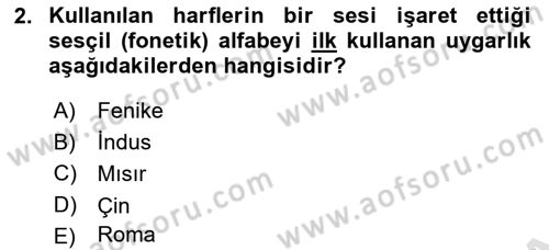 Görsel İletişim ve Tasarım Tarihi Dersi 2021 - 2022 Yılı Yaz Okulu Sınavı 2. Soru