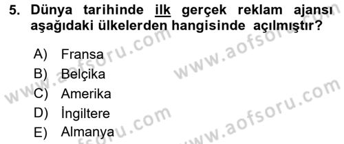 Görsel İletişim ve Tasarım Tarihi Dersi 2022 - 2023 Yılı Yaz Okulu Sınav Soruları 5. Soru