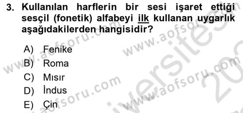 Görsel İletişim ve Tasarım Tarihi Dersi 2023 - 2024 Yılı Yaz Okulu Sınav Soruları 3. Soru