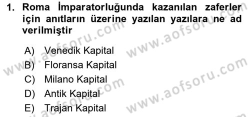 Tipografi Dersi 2023 - 2024 Yılı (Vize) Ara Sınav Soruları 1. Soru