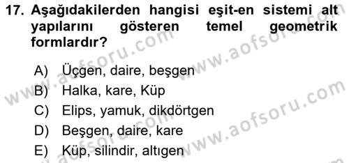 Tipografi Dersi 2024 - 2025 Yılı (Vize) Ara Sınav Soruları 17. Soru