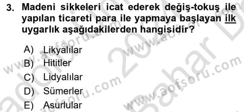 Tipografi Dersi 2024 - 2025 Yılı (Vize) Ara Sınav Soruları 3. Soru