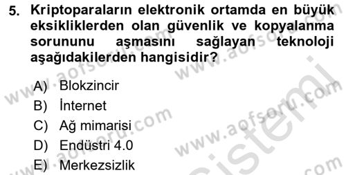 Dijital Kültür Dersi 2021 - 2022 Yılı (Vize) Ara Sınav Soruları 5. Soru