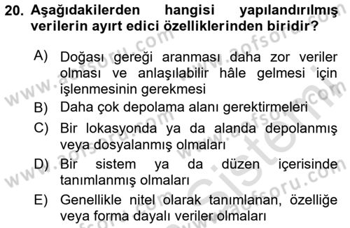 Dijital Kültür Dersi 2023 - 2024 Yılı Yaz Okulu Sınav Soruları 20. Soru