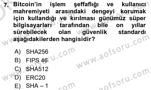 Dijital Kültür Dersi 2023 - 2024 Yılı Yaz Okulu Sınav Soruları 7. Soru