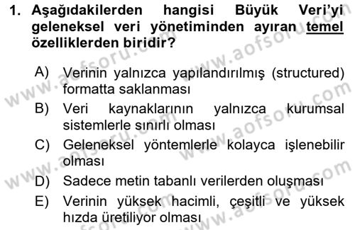Dijital Kültür Dersi 2024 - 2025 Yılı (Vize) Ara Sınav Soruları 1. Soru