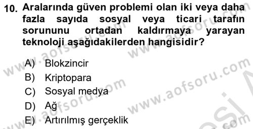 Dijital Kültür Dersi 2024 - 2025 Yılı (Vize) Ara Sınav Soruları 10. Soru