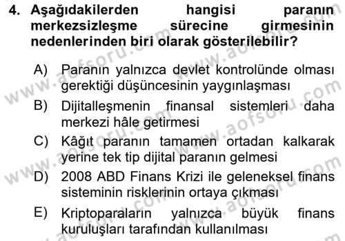 Dijital Kültür Dersi 2024 - 2025 Yılı (Vize) Ara Sınav Soruları 4. Soru