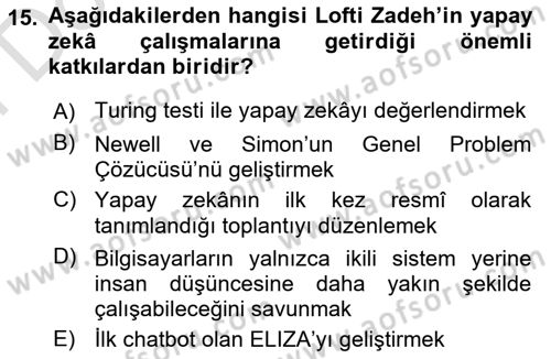 Dijital Kültür Dersi 2024 - 2025 Yılı (Final) Dönem Sonu Sınav Soruları 15. Soru