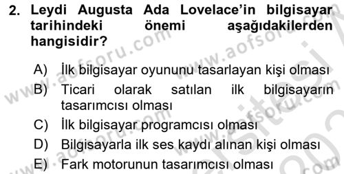 Dijital Kültür Dersi 2024 - 2025 Yılı (Final) Dönem Sonu Sınav Soruları 2. Soru