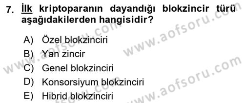 Dijital Kültür Dersi 2024 - 2025 Yılı Yaz Okulu Sınav Soruları 7. Soru