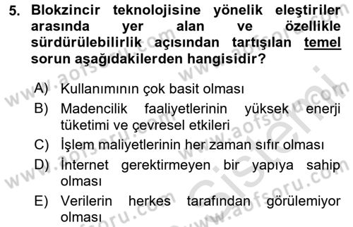 Dijital Kültür Dersi 2025 - 2026 Yılı (Vize) Ara Sınav Soruları 5. Soru
