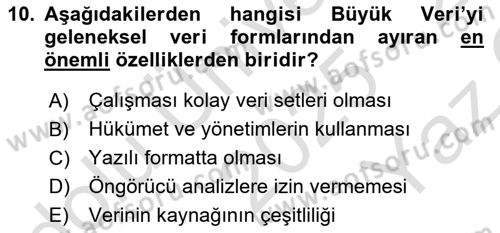 Dijital Kültür Dersi 2025 - 2026 Yılı Yaz Okulu Sınav Soruları 10. Soru