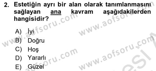 Yeni Medya Sanatı Dersi 2022 - 2023 Yılı Yaz Okulu Sınavı 2. Soru