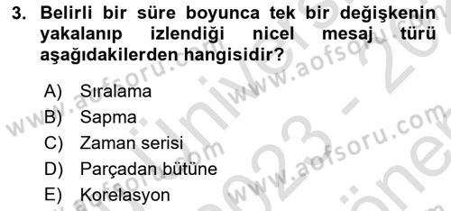 Yeni Medya Sanatı Dersi 2023 - 2024 Yılı (Final) Dönem Sonu Sınavı 3. Soru