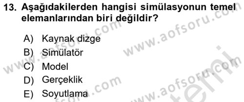 Yeni Medya Sanatı Dersi 2024 - 2025 Yılı (Vize) Ara Sınavı 13. Soru