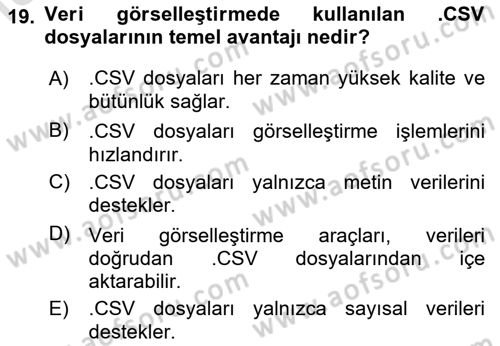 Yeni Medya Sanatı Dersi 2024 - 2025 Yılı (Vize) Ara Sınavı 19. Soru