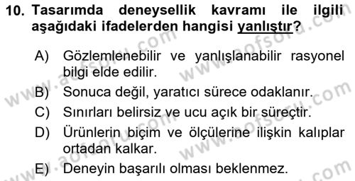 İleri Tipografi Dersi 2023 - 2024 Yılı (Vize) Ara Sınav Soruları 10. Soru