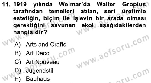 İleri Tipografi Dersi 2023 - 2024 Yılı Yaz Okulu Sınav Soruları 11. Soru