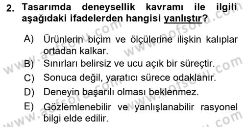 İleri Tipografi Dersi 2025 - 2026 Yılı (Final) Dönem Sonu Sınav Soruları 2. Soru