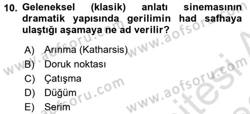 Sanatta Eleştirel Düşünce Dersi 2022 - 2023 Yılı (Final) Dönem Sonu Sınav Soruları 10. Soru